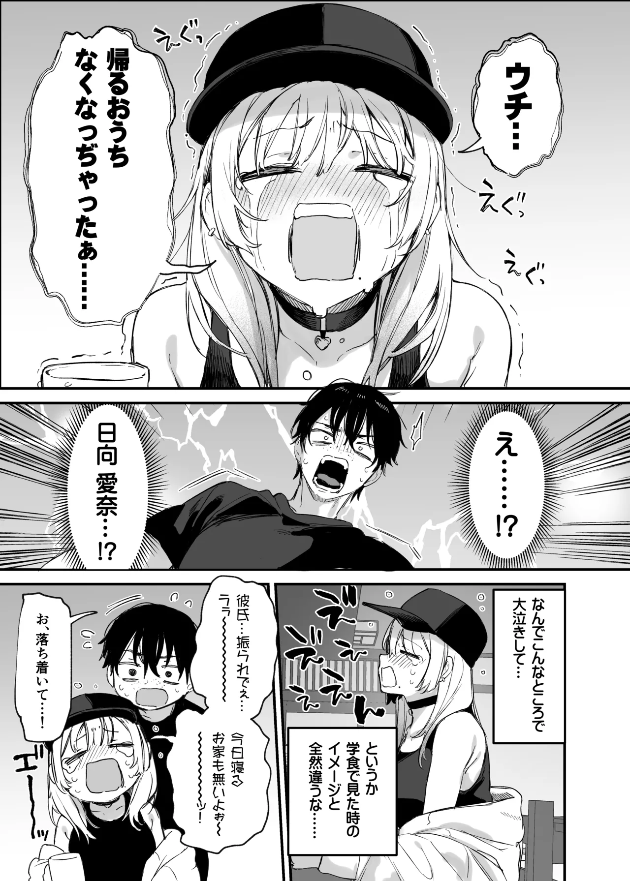 一晩泊めてよ、オタクくん Page.8