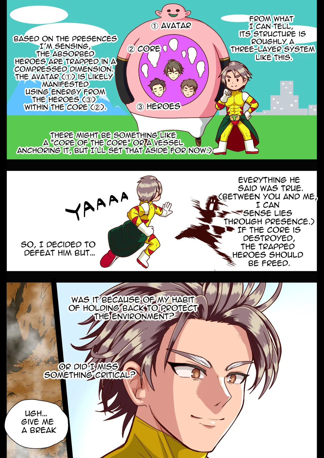 Birthday, Defeat of the Mighty Page.9