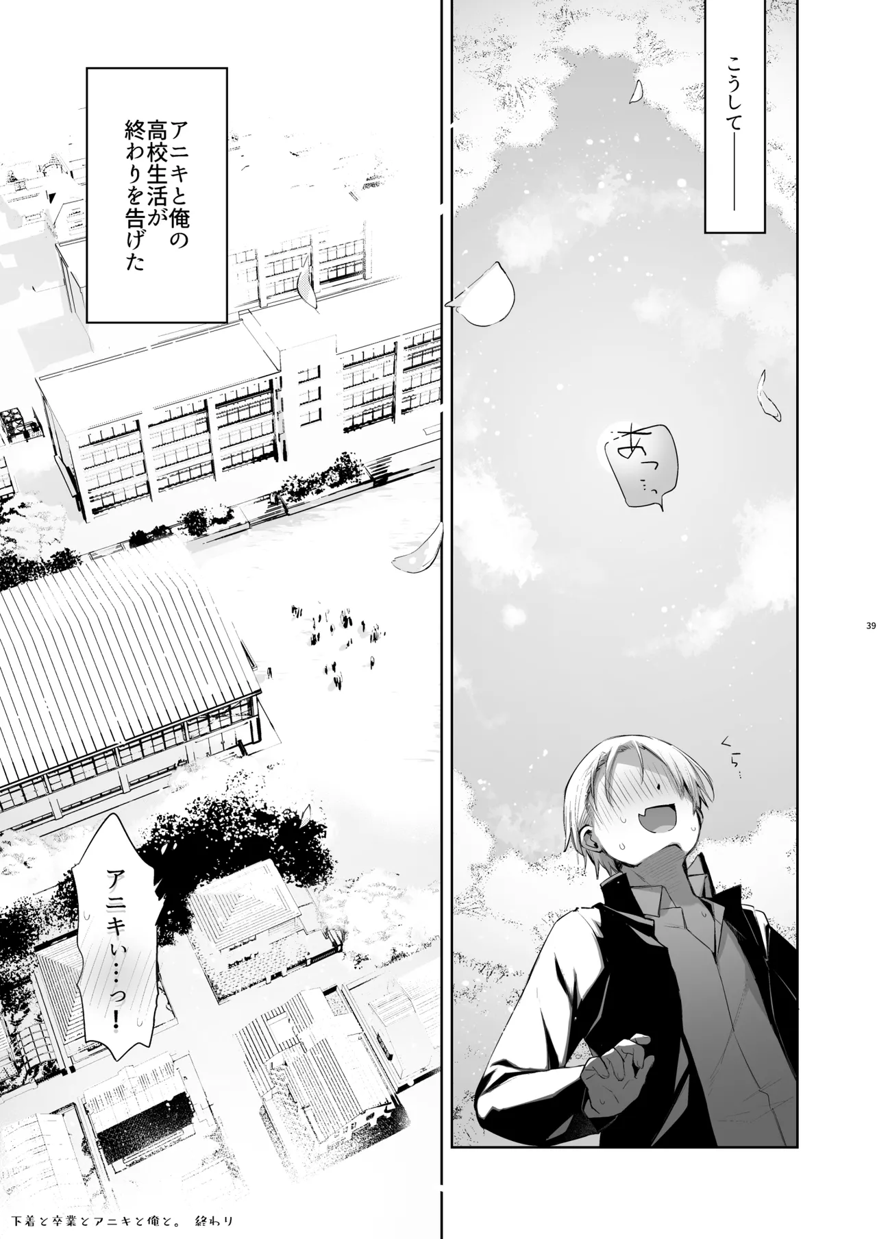 下着と卒業とアニキと俺と Page.34