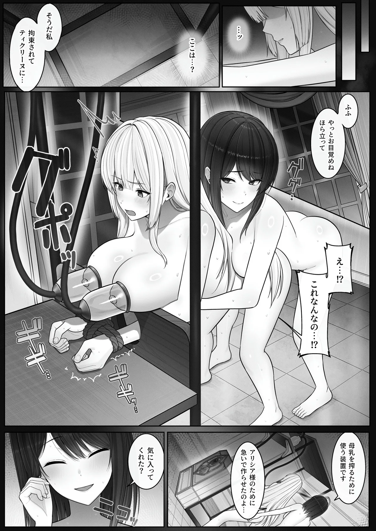 聖母体質 〜母乳が出る体質になり変態侍従と悪徳貴族に弄ばれる姫騎士物語〜 Page.13