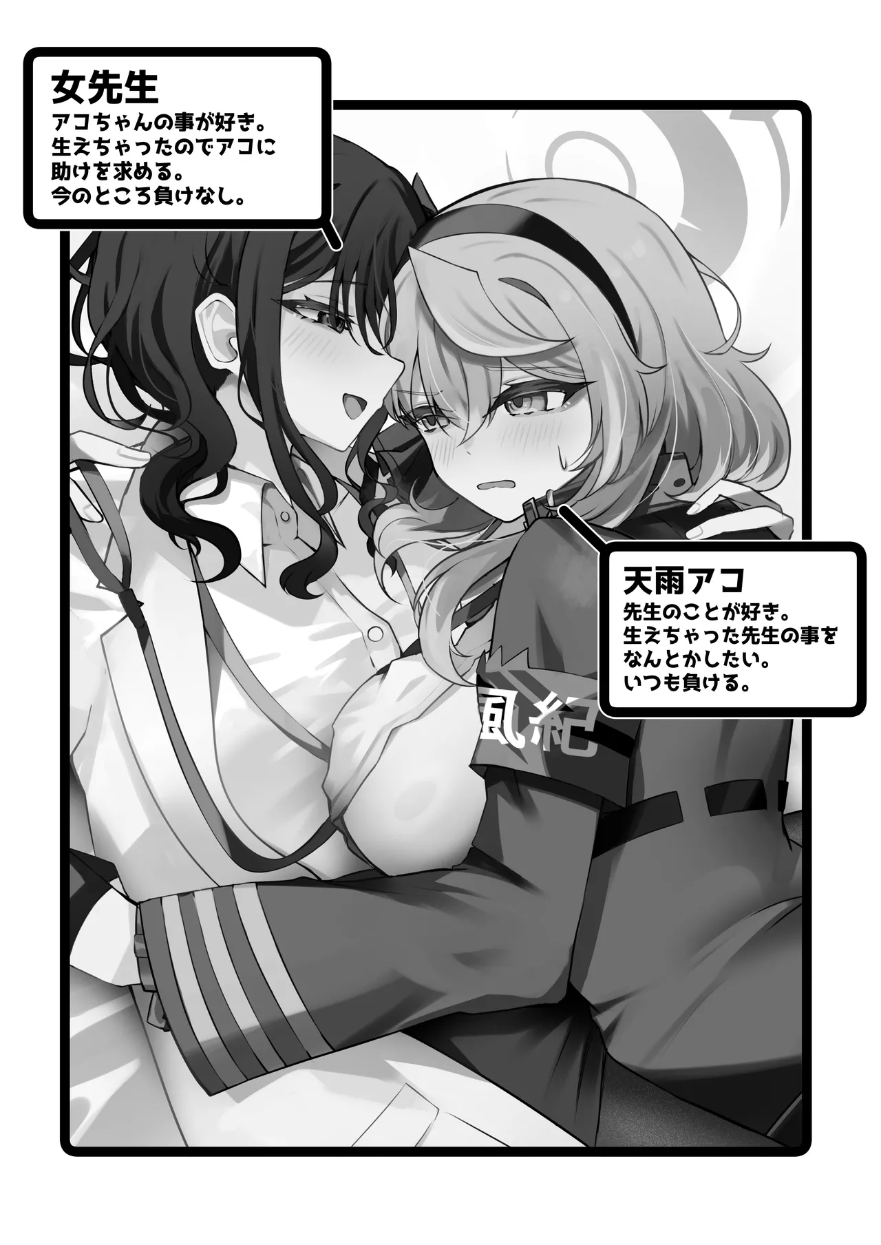助けてアコちゃん生えちゃった Page.3