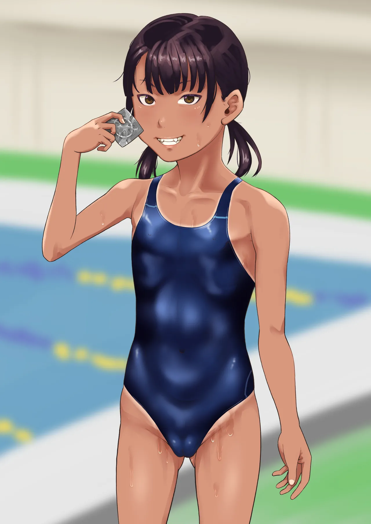 大人のチンポでイキました。競泳女子スズメちゃん Page.25