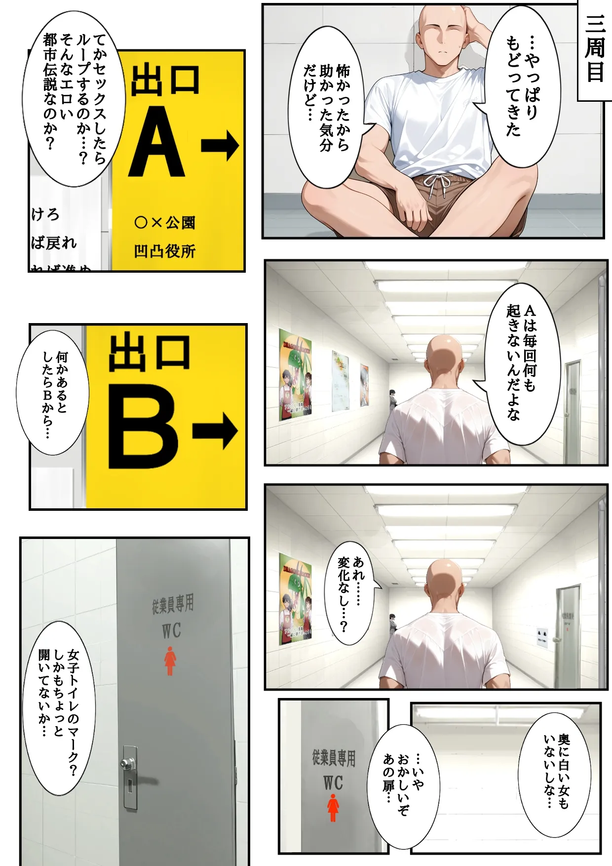 H番出口 見つけた異変がエロ過ぎて戻れない Page.22
