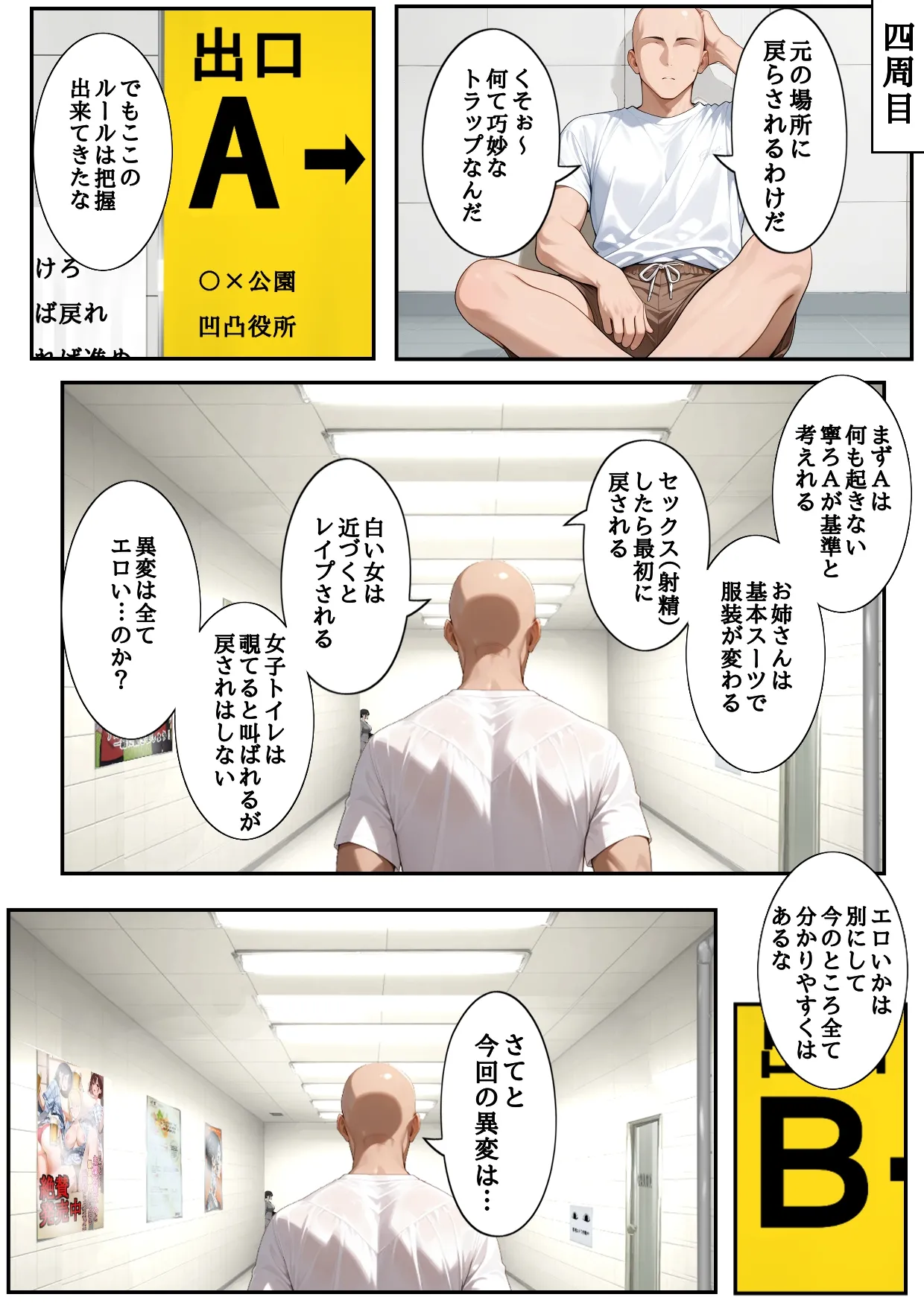 H番出口 見つけた異変がエロ過ぎて戻れない Page.35