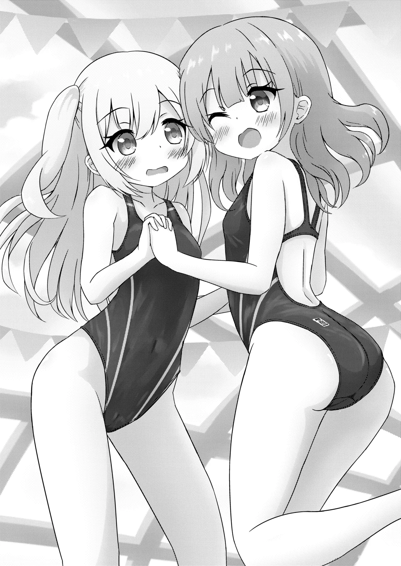 先輩と競泳水着 Page.3