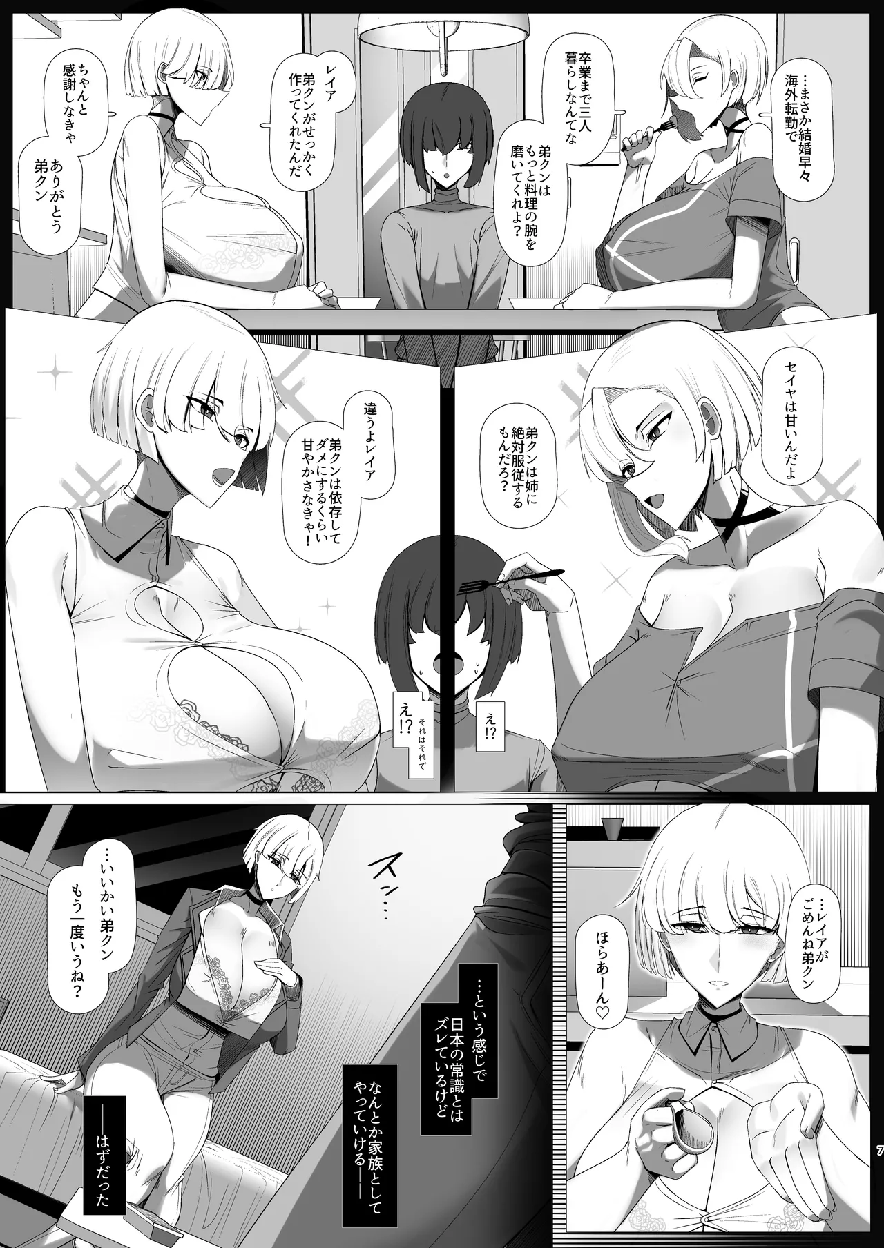 君のお嫁さんは北欧ハーフ王子様系デカチチボーイッシュお義姉ちゃん Page.7