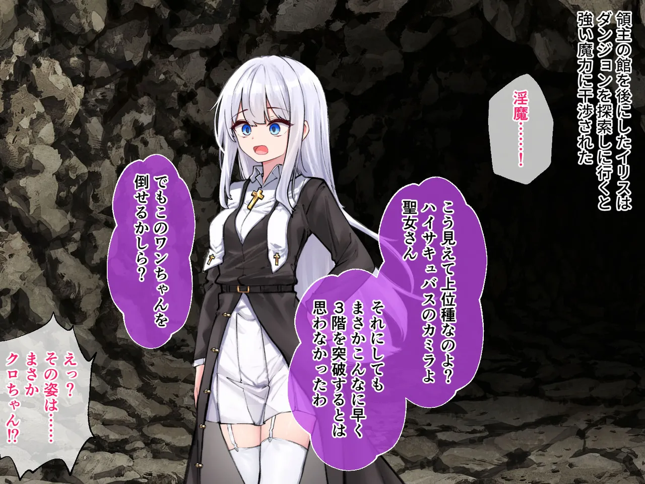 迷宮都市アサイラム CGノベル版 前編 ～性を蹂躙する魔物と屈辱の聖女～ Page.115