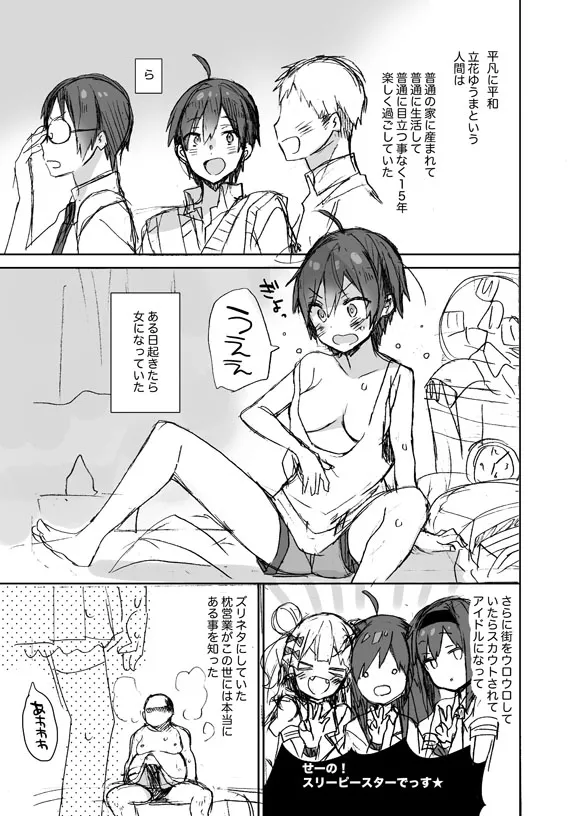 女体化した俺の爛れたアイドル生活 コピー本版 Page.2