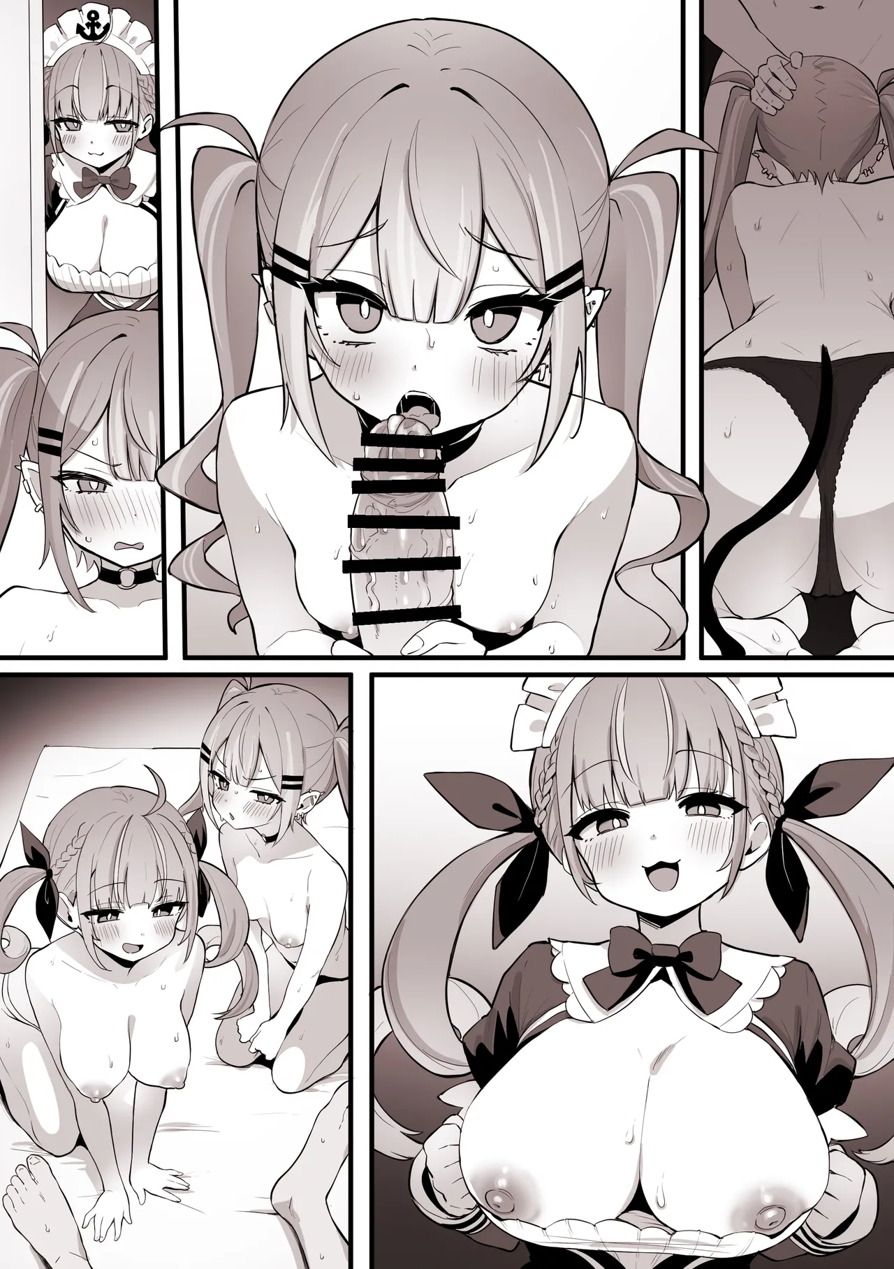 眷属にフェラしてる所をみせつけるあ〇あと、ヤキモチを焼くト〇様 Page.10