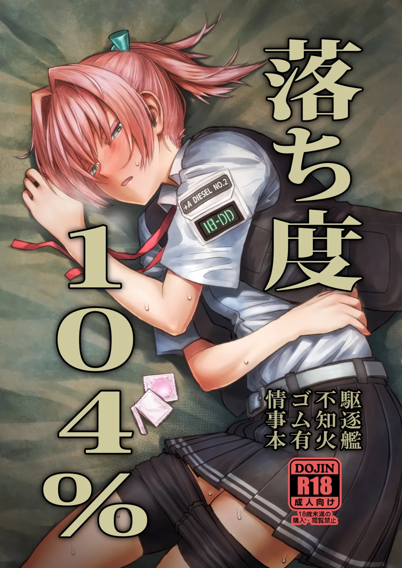 落ち度104%