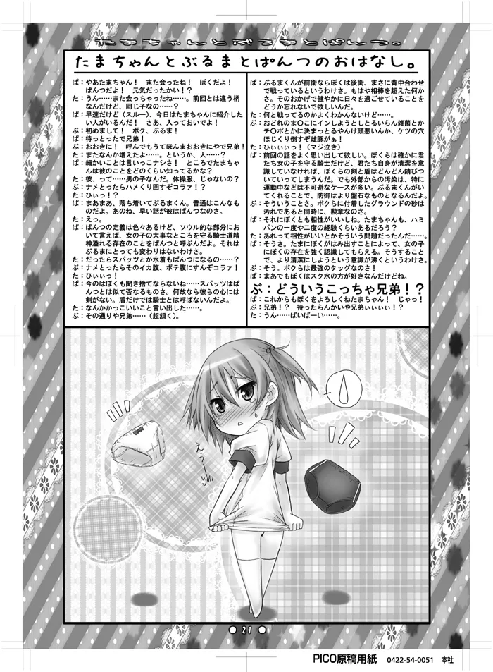 たまちゃんとぶるまとぱんつ。 Page.19