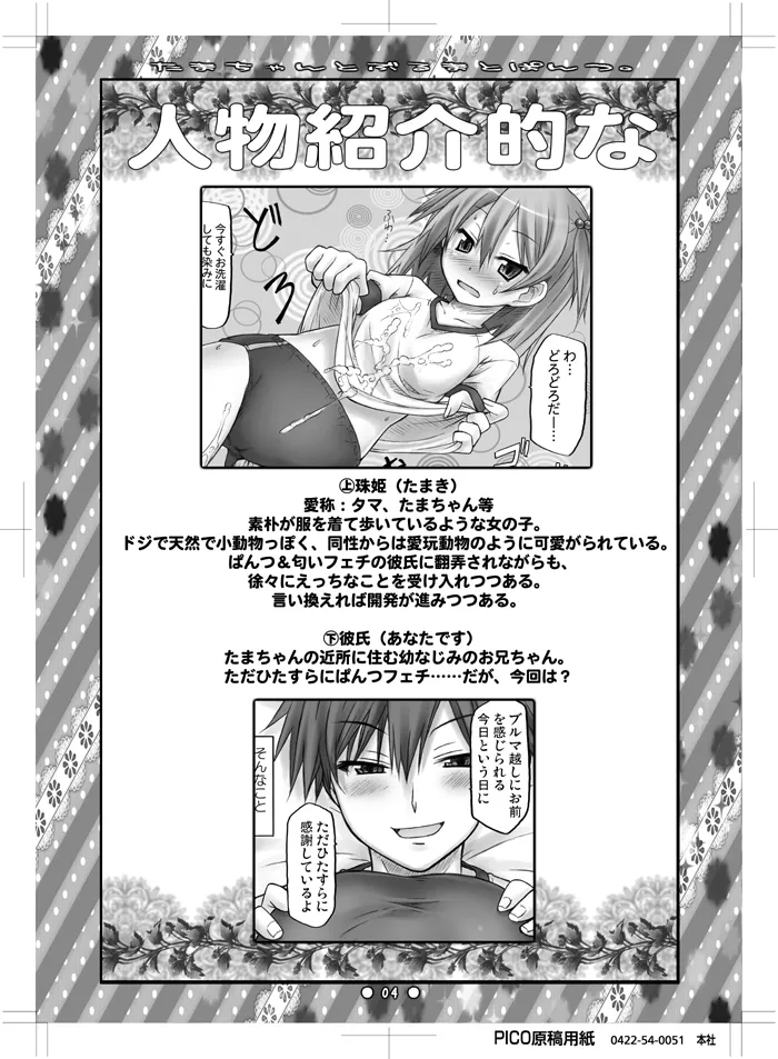 たまちゃんとぶるまとぱんつ。 Page.2