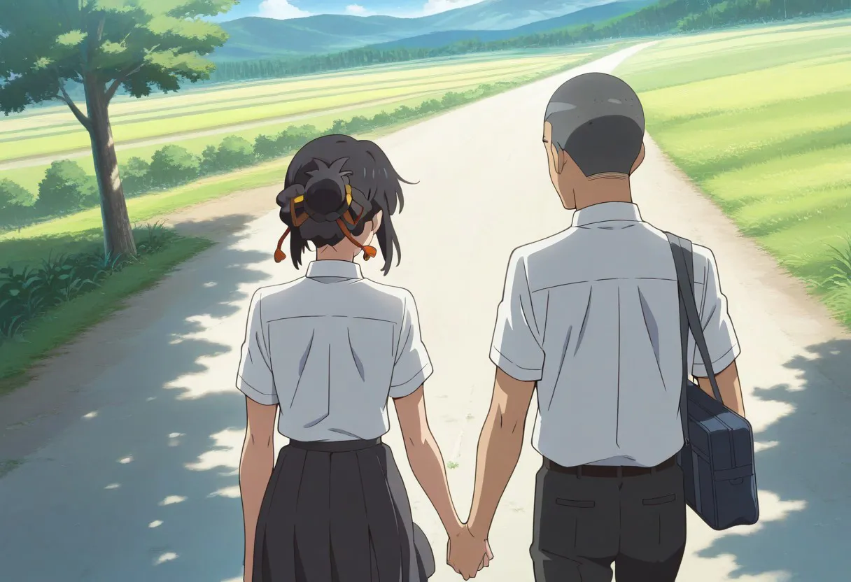 Mitsuha sex in the woods Page.100