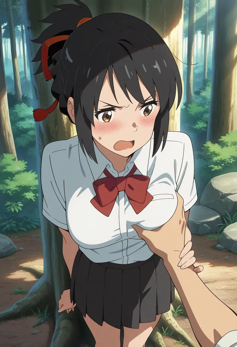 Mitsuha sex in the woods Page.106