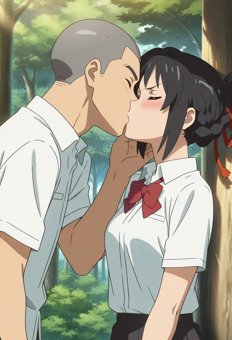 Mitsuha sex in the woods Page.112