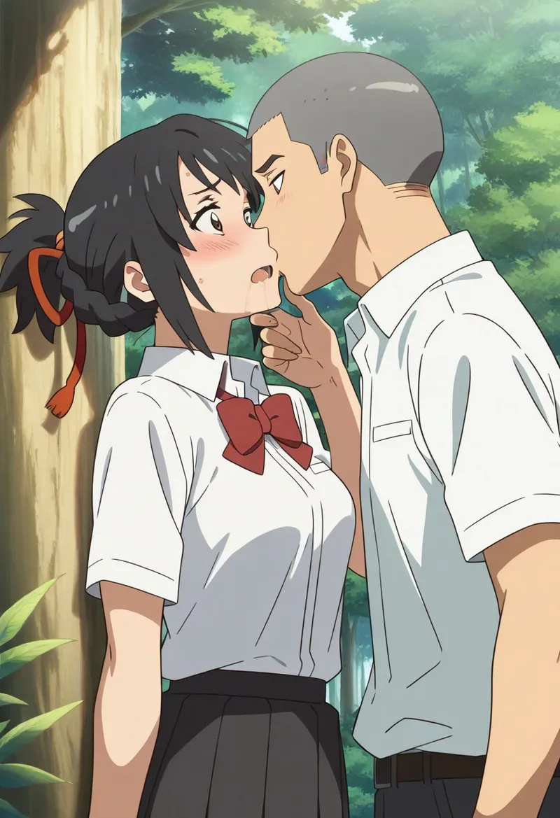 Mitsuha sex in the woods Page.113