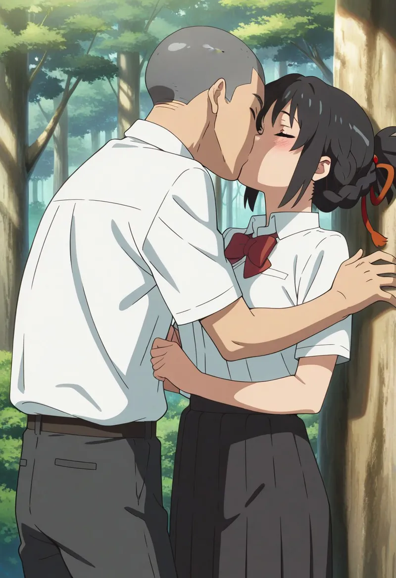 Mitsuha sex in the woods Page.115