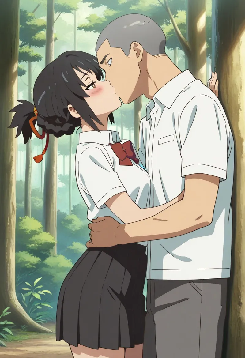 Mitsuha sex in the woods Page.119