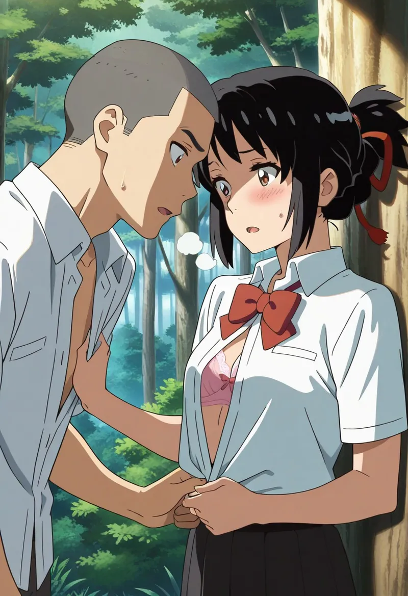 Mitsuha sex in the woods Page.123