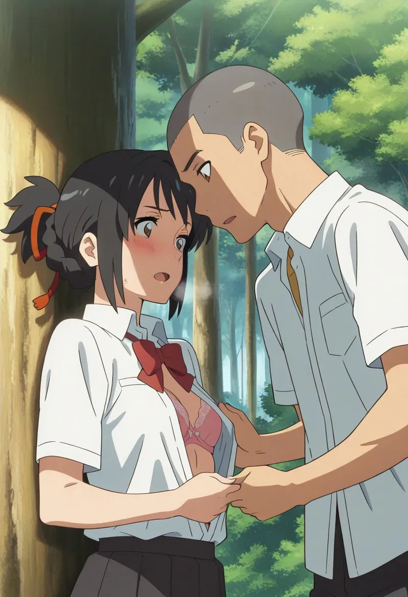 Mitsuha sex in the woods Page.124