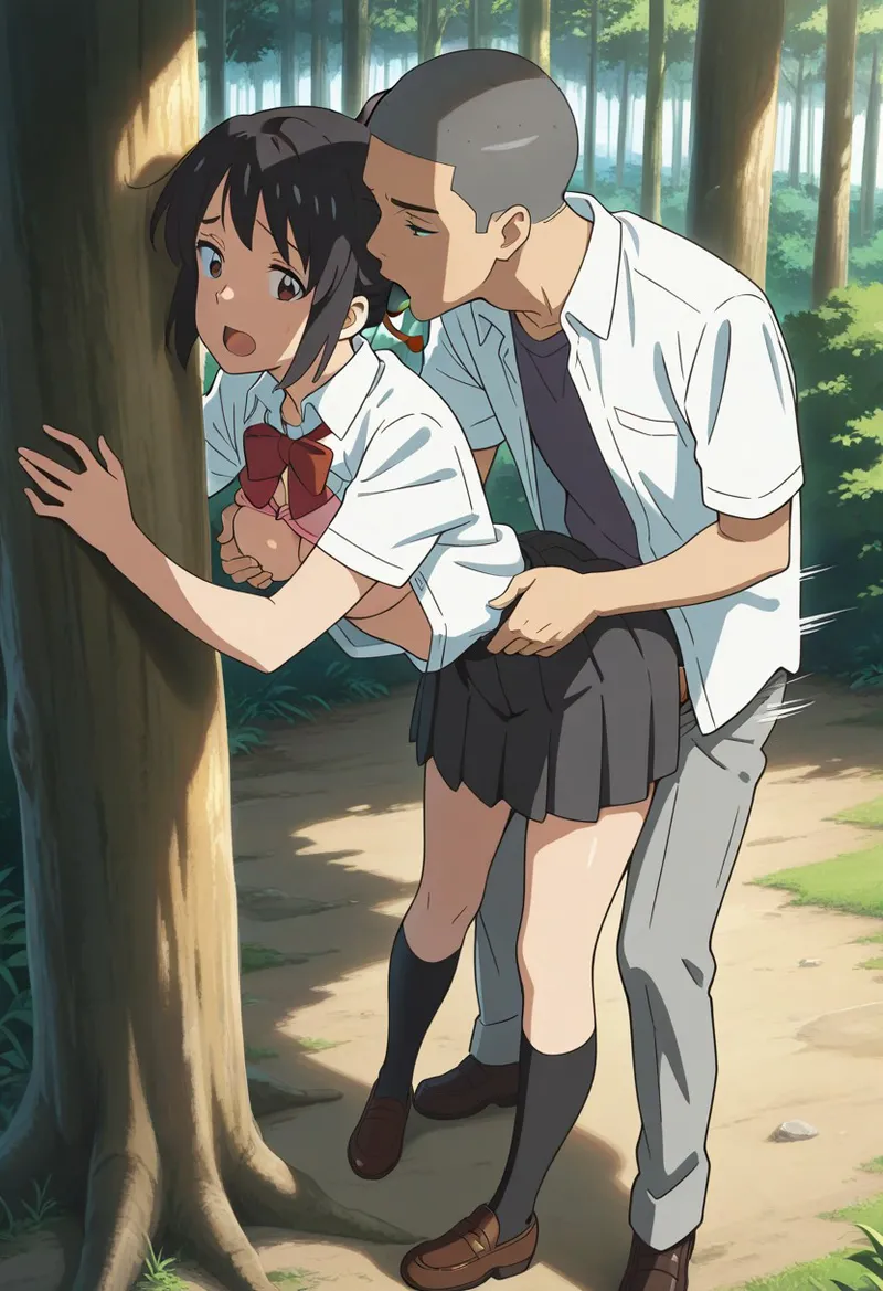 Mitsuha sex in the woods Page.160
