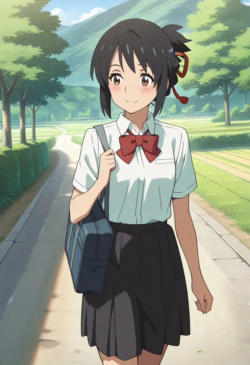 Mitsuha sex in the woods Page.2