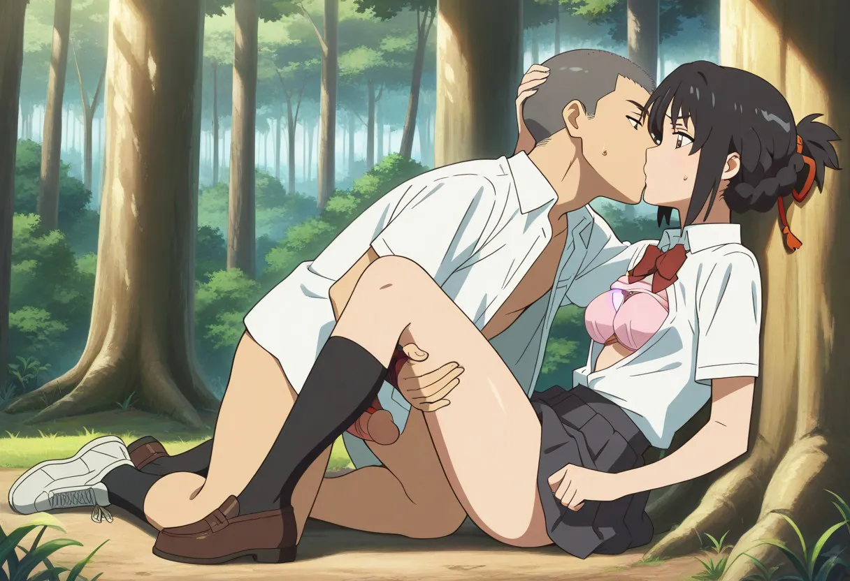 Mitsuha sex in the woods Page.208