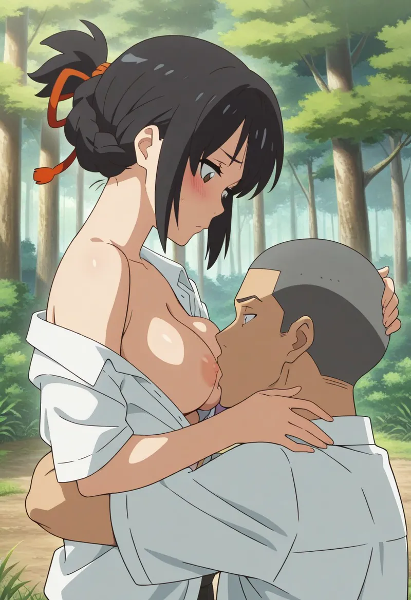 Mitsuha sex in the woods Page.226