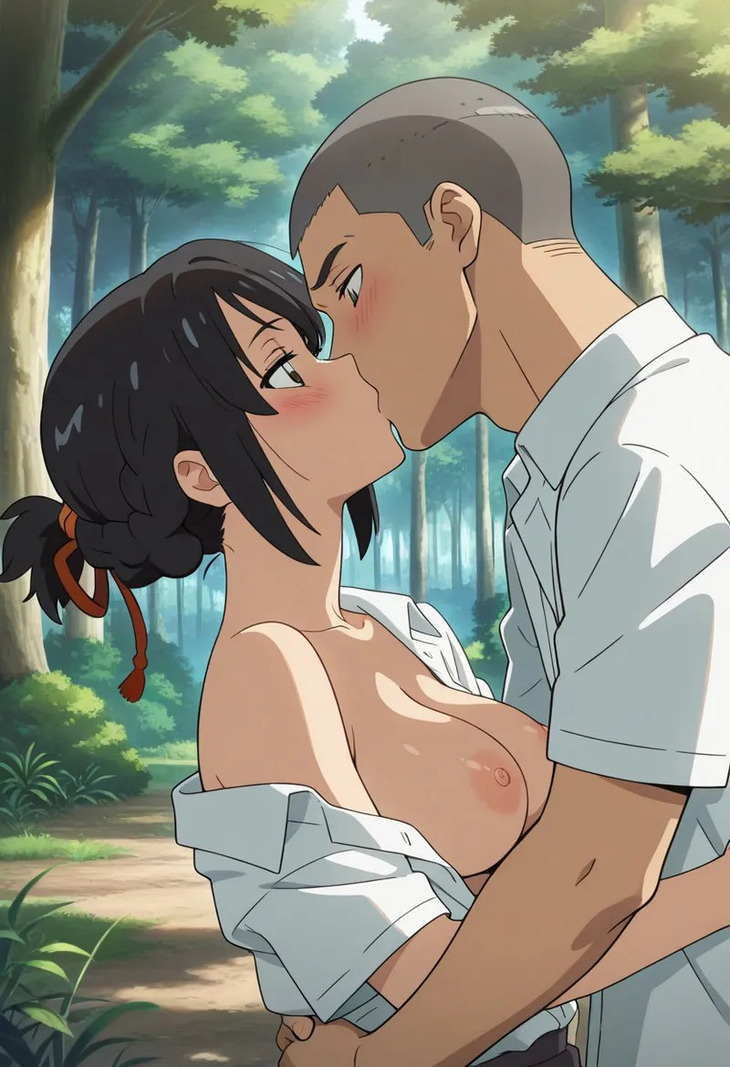 Mitsuha sex in the woods Page.227