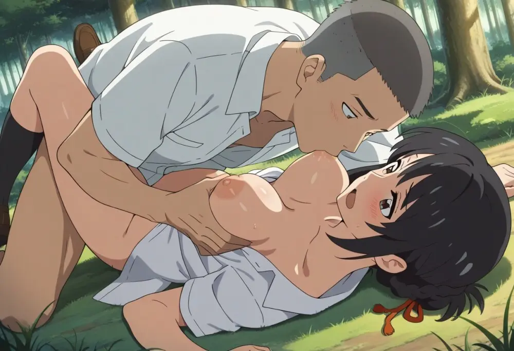 Mitsuha sex in the woods Page.269