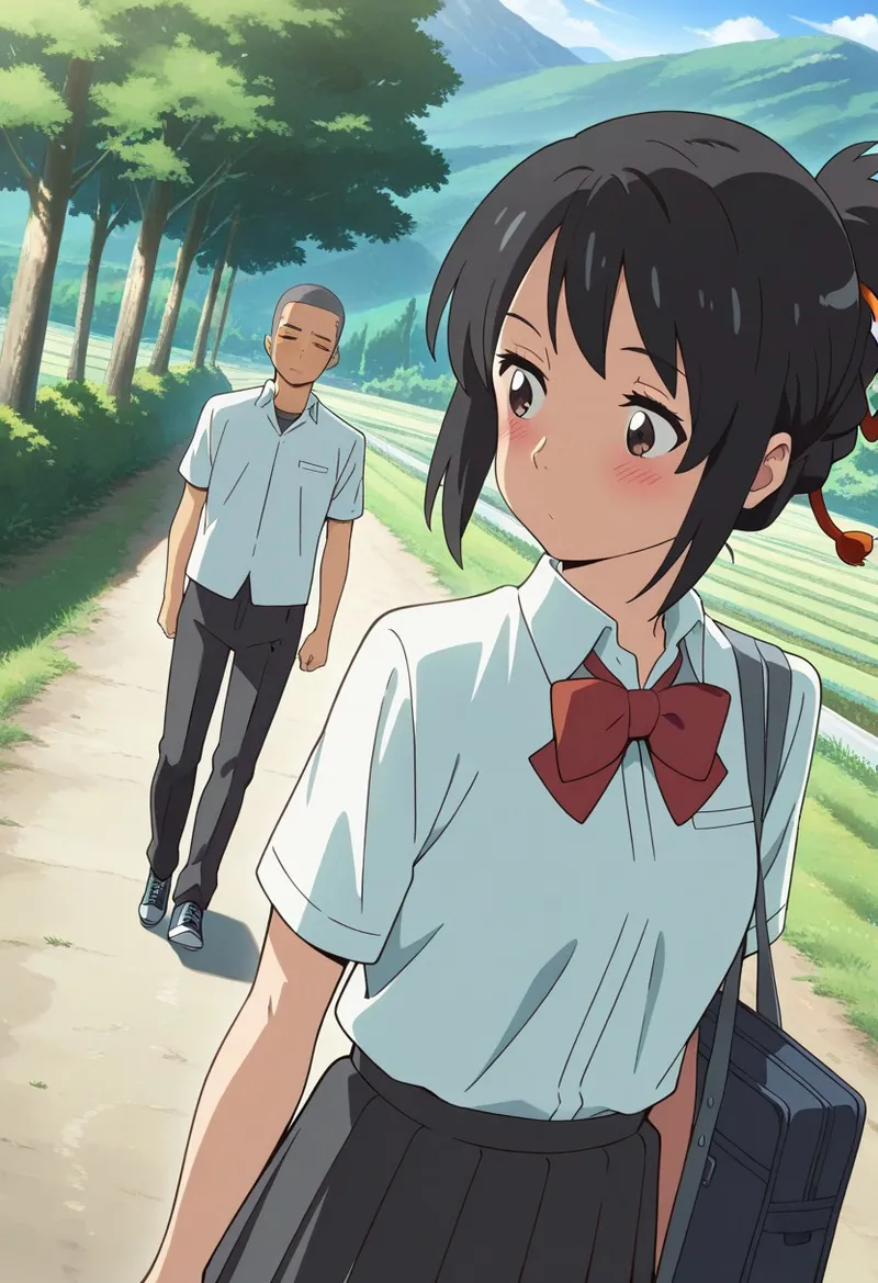 Mitsuha sex in the woods Page.3