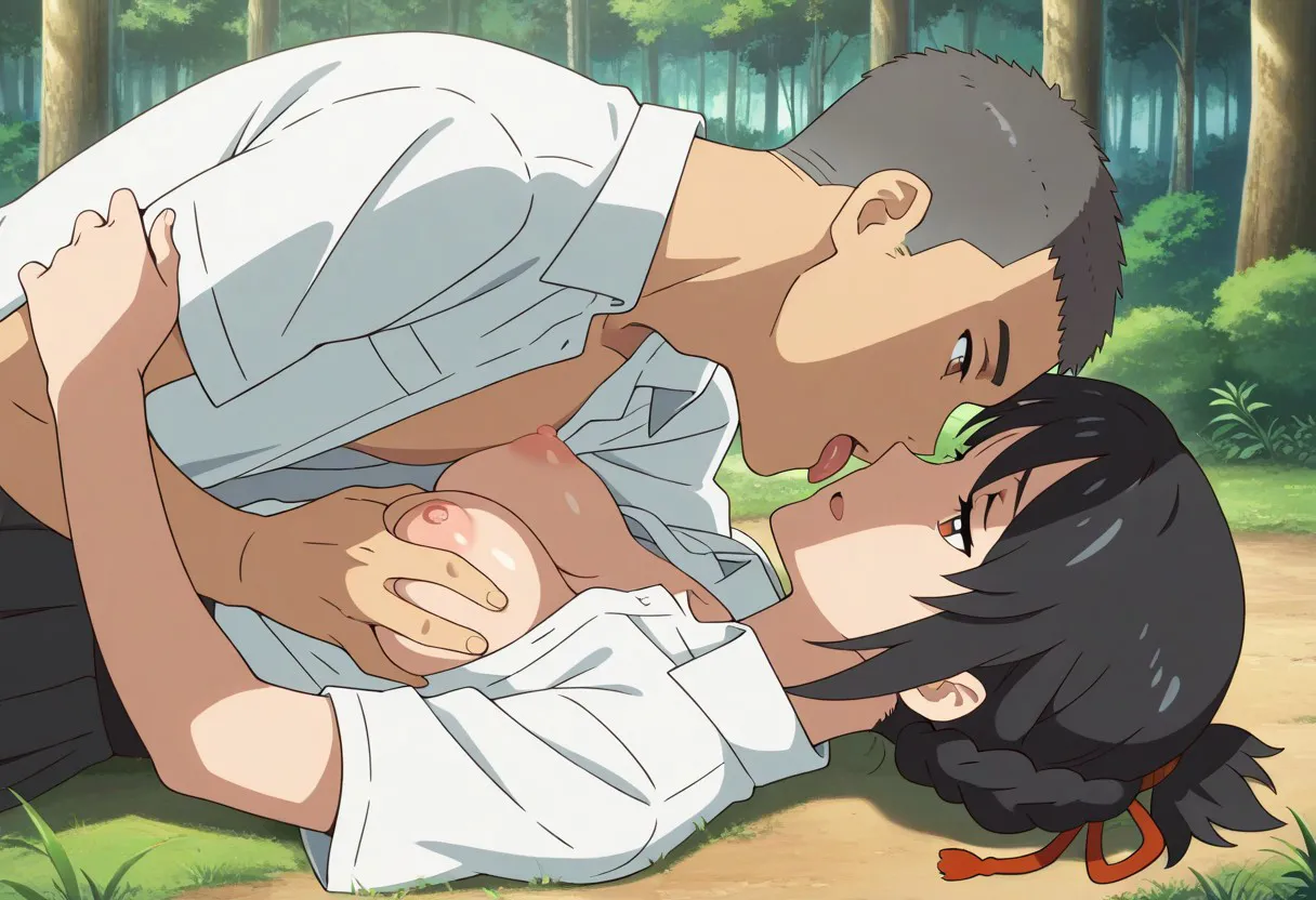 Mitsuha sex in the woods Page.316