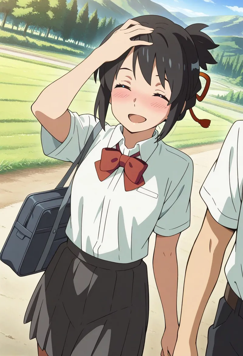 Mitsuha sex in the woods Page.32