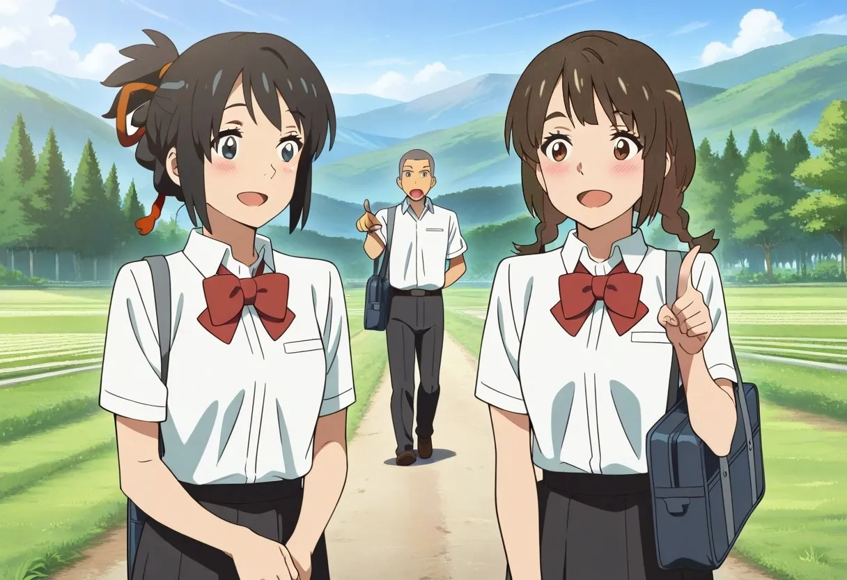 Mitsuha sex in the woods Page.33