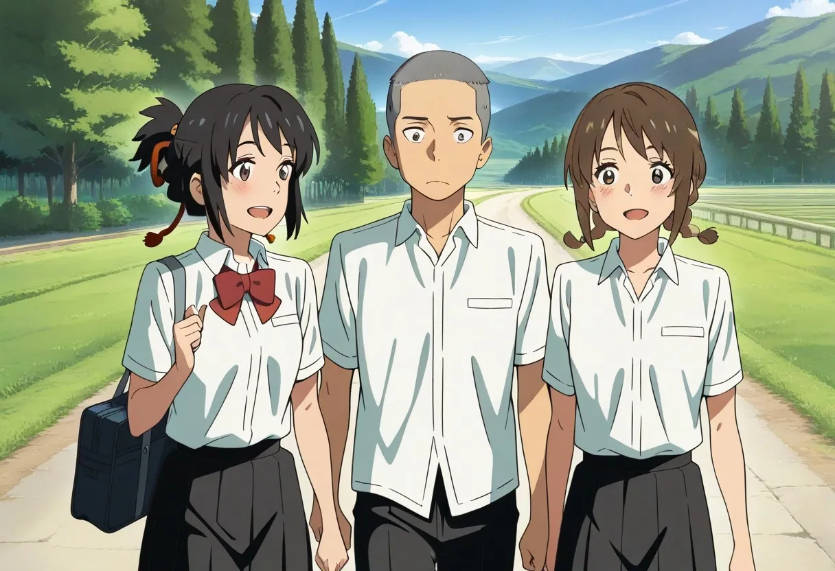 Mitsuha sex in the woods Page.34