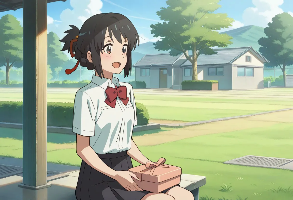 Mitsuha sex in the woods Page.39