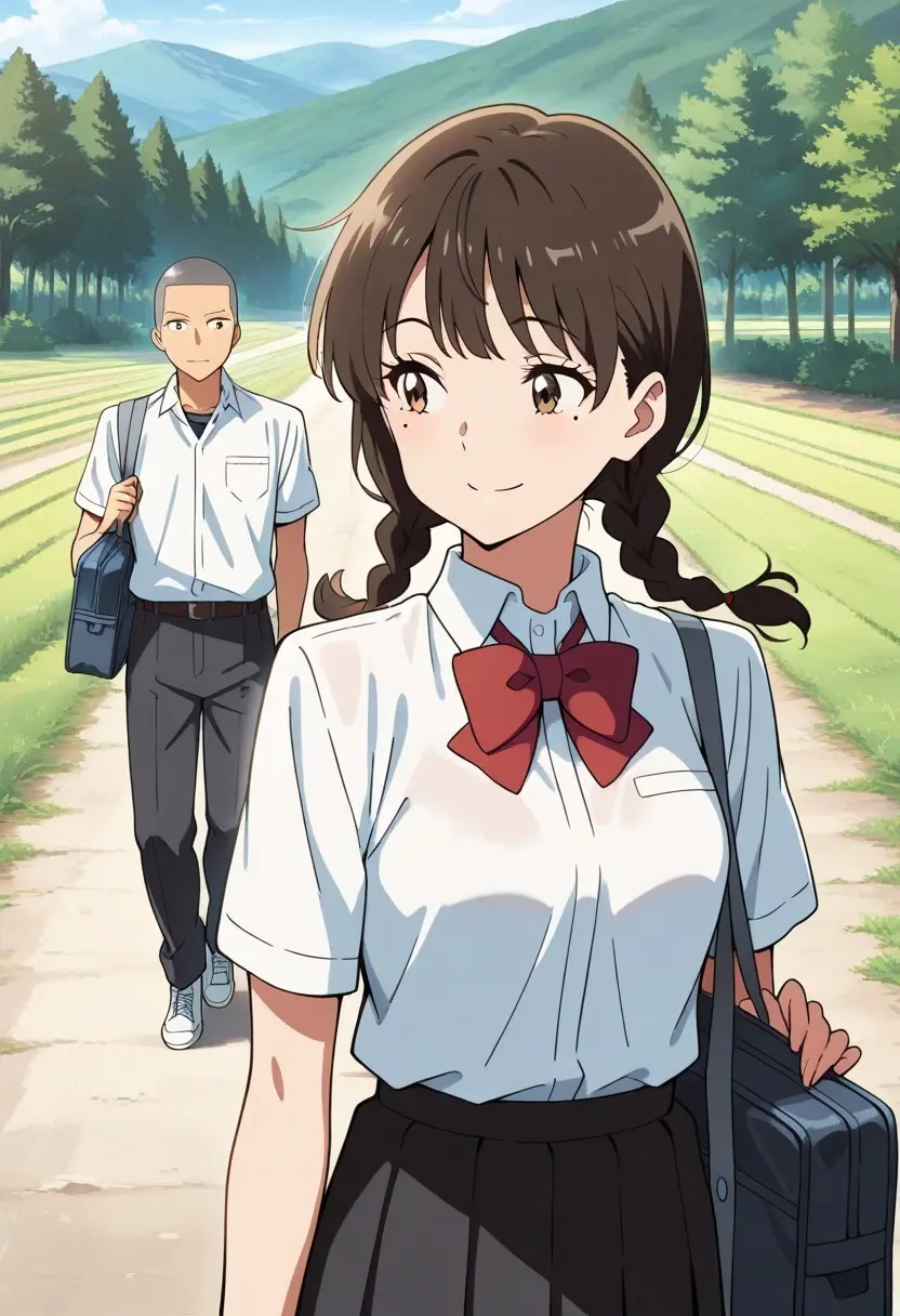 Mitsuha sex in the woods Page.47