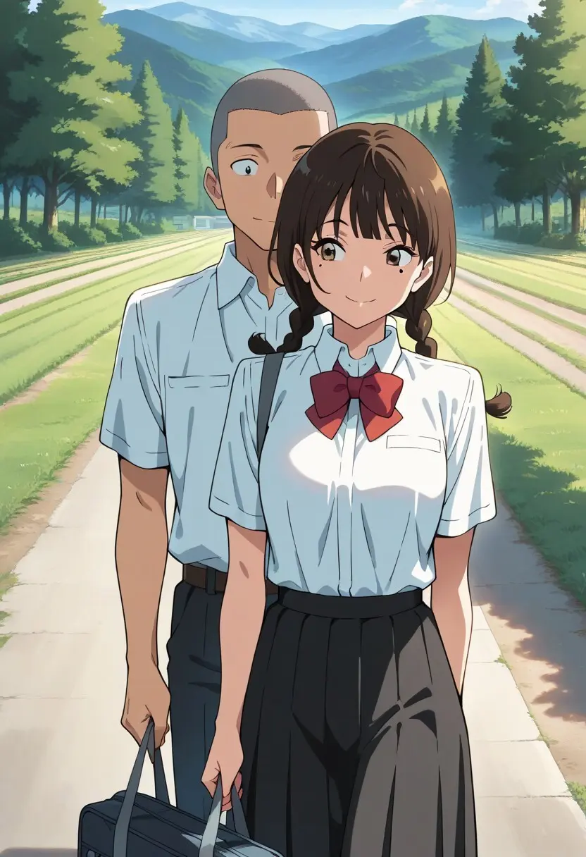 Mitsuha sex in the woods Page.49