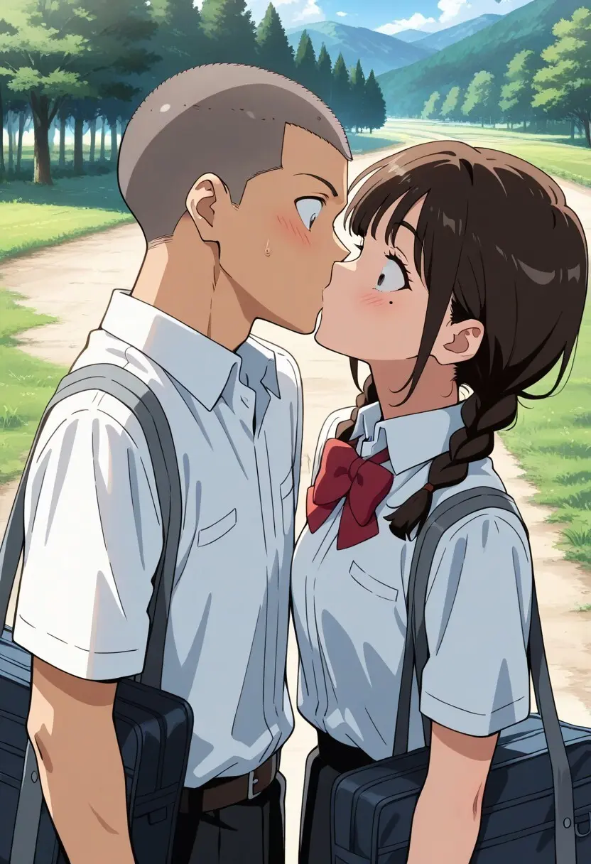 Mitsuha sex in the woods Page.53