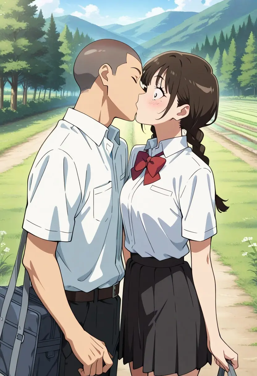 Mitsuha sex in the woods Page.54