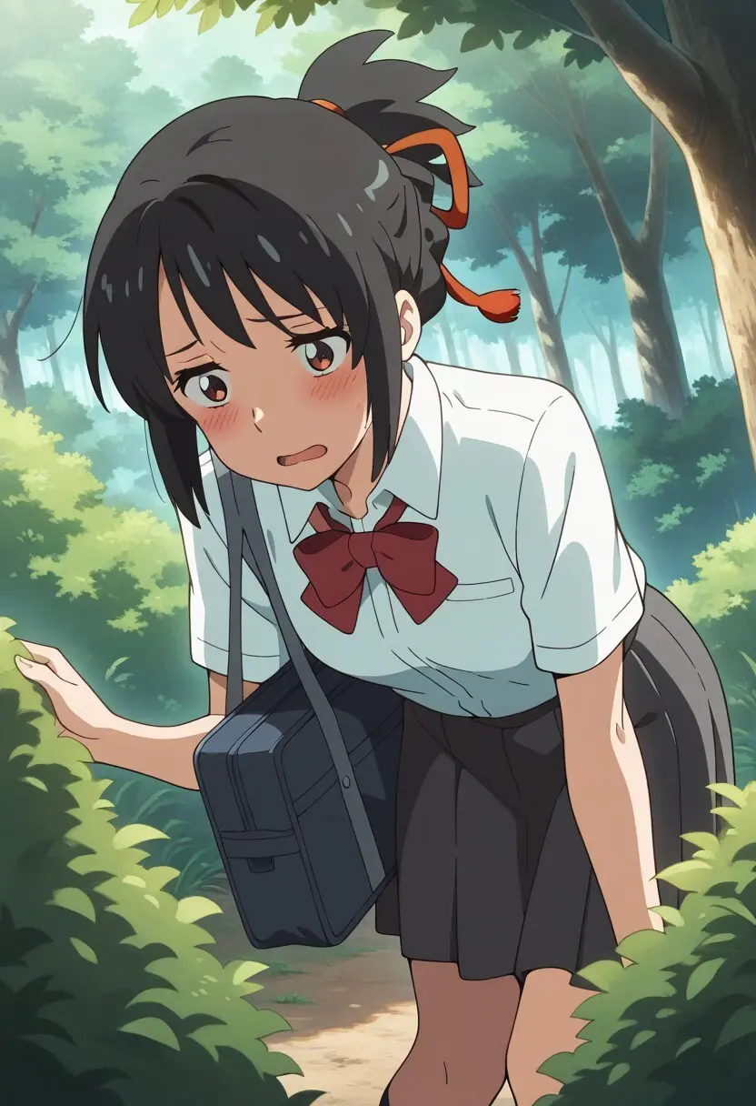 Mitsuha sex in the woods Page.56