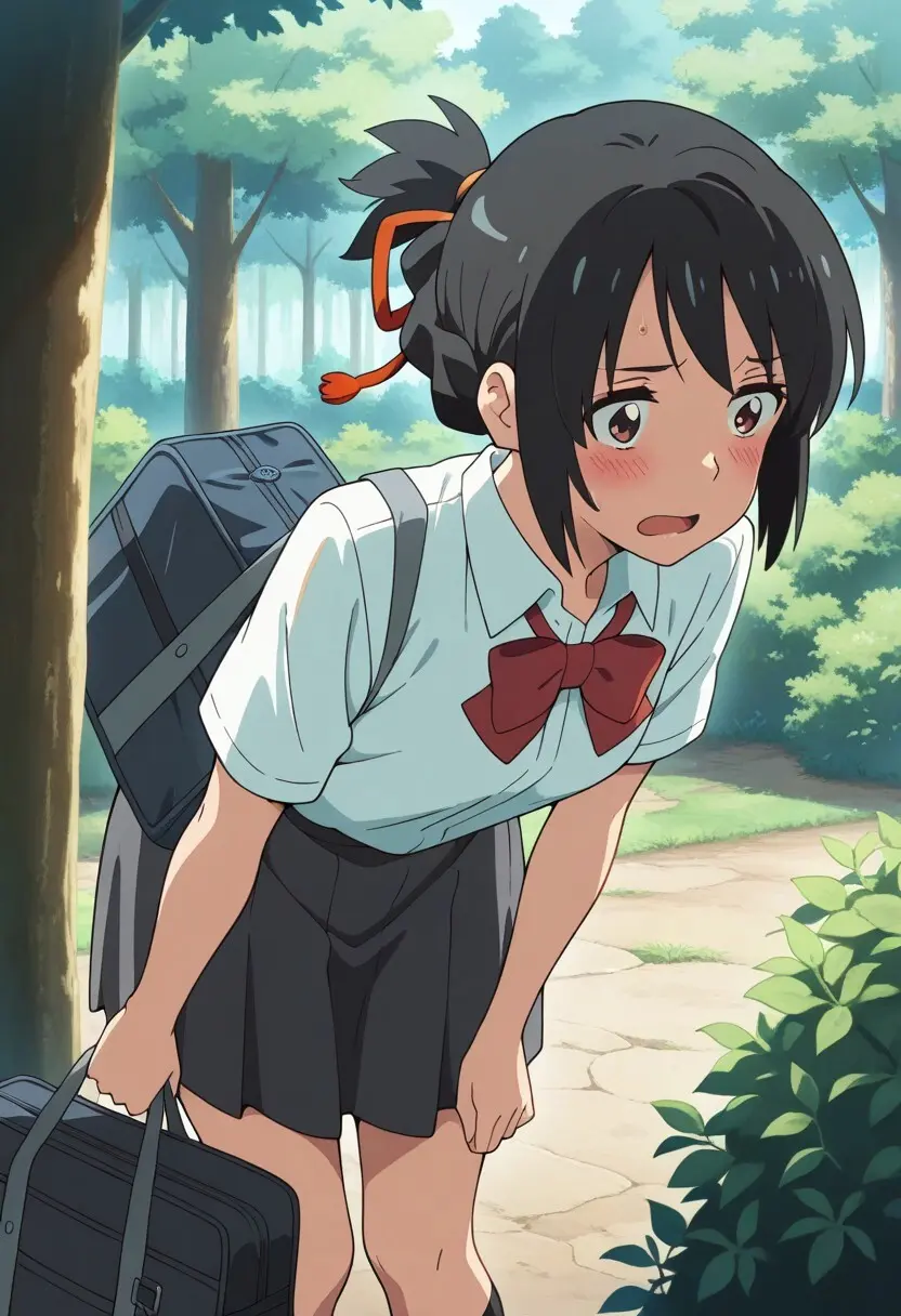 Mitsuha sex in the woods Page.57