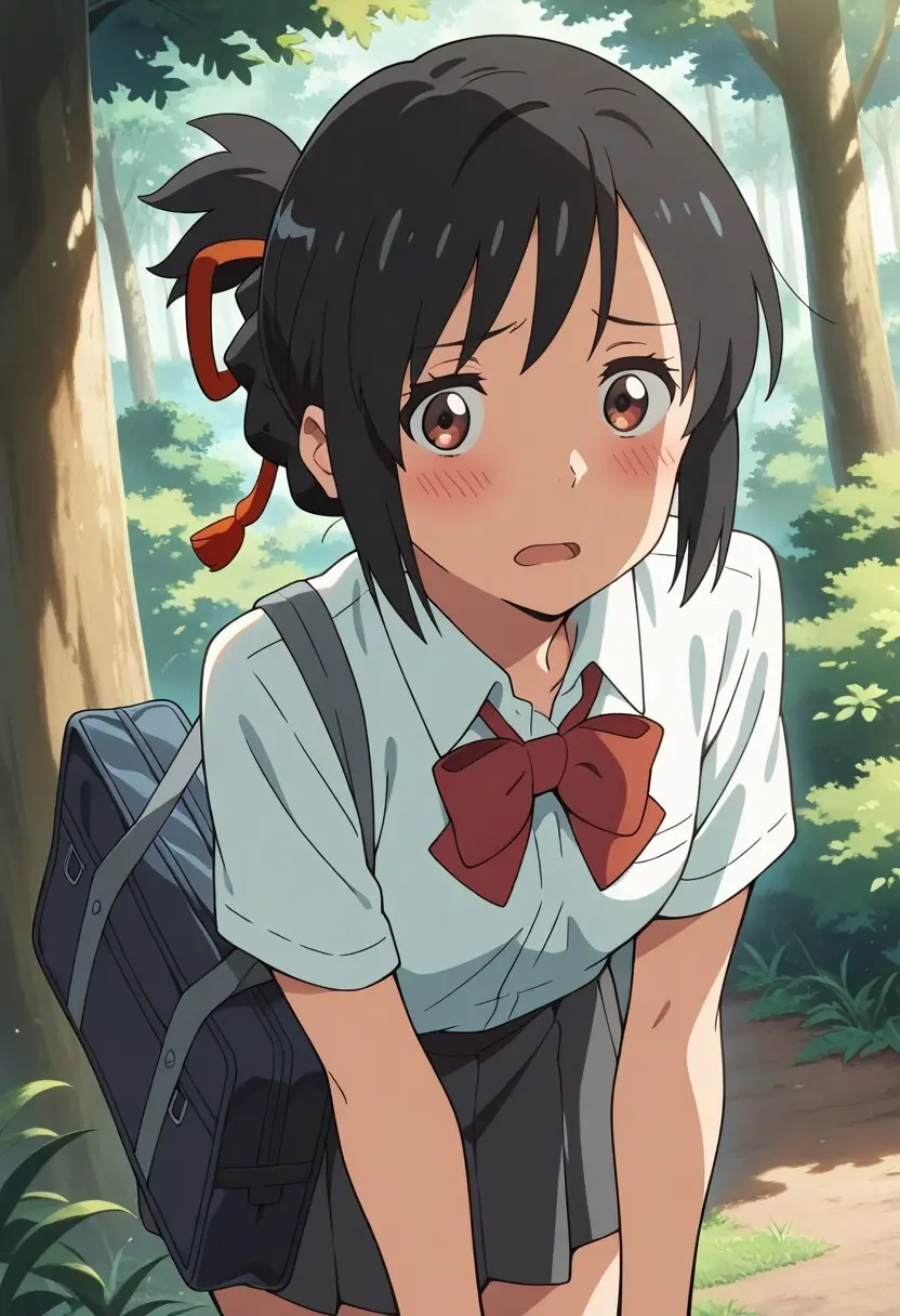 Mitsuha sex in the woods Page.61