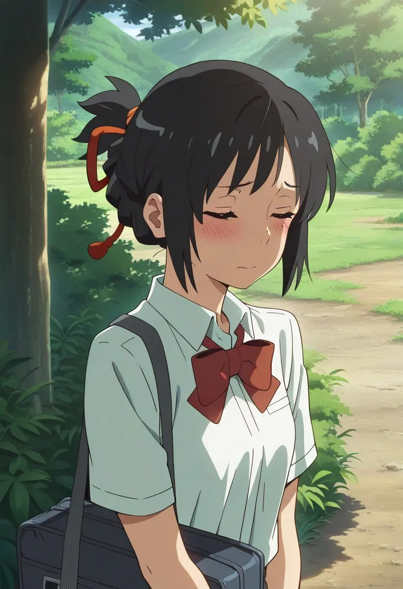 Mitsuha sex in the woods Page.64