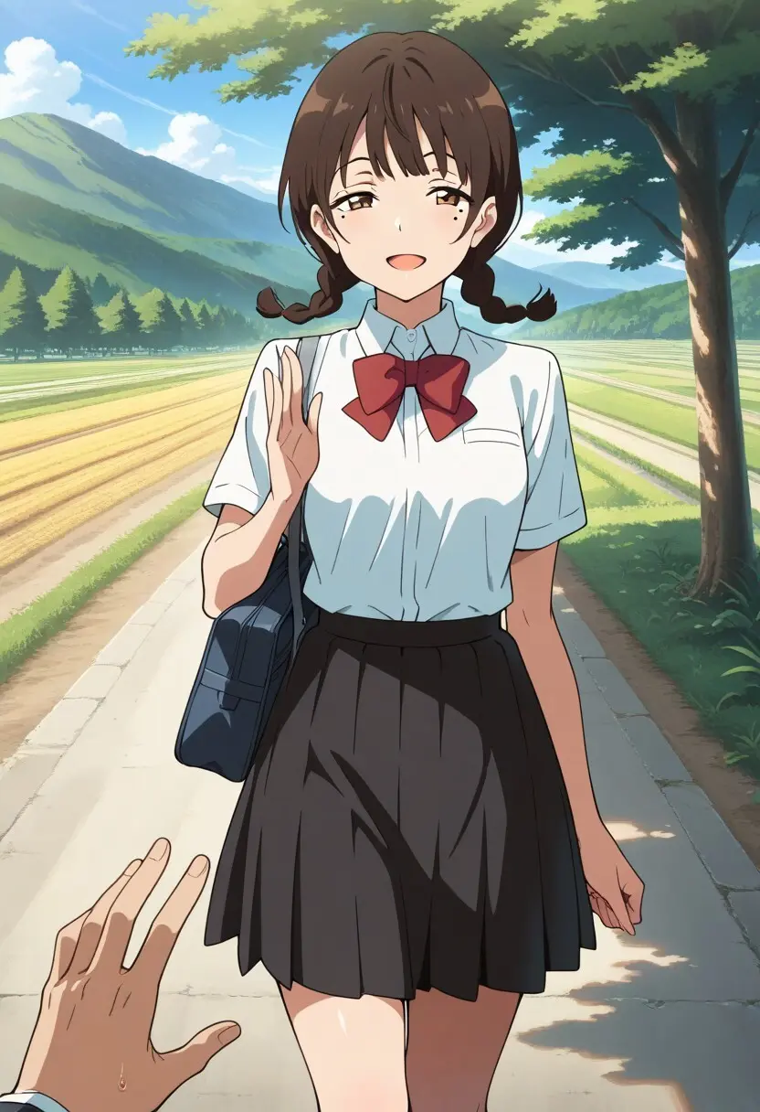 Mitsuha sex in the woods Page.67