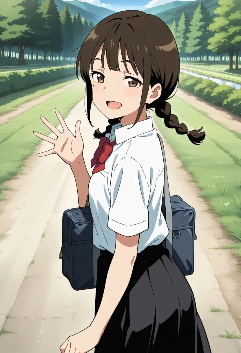 Mitsuha sex in the woods Page.68