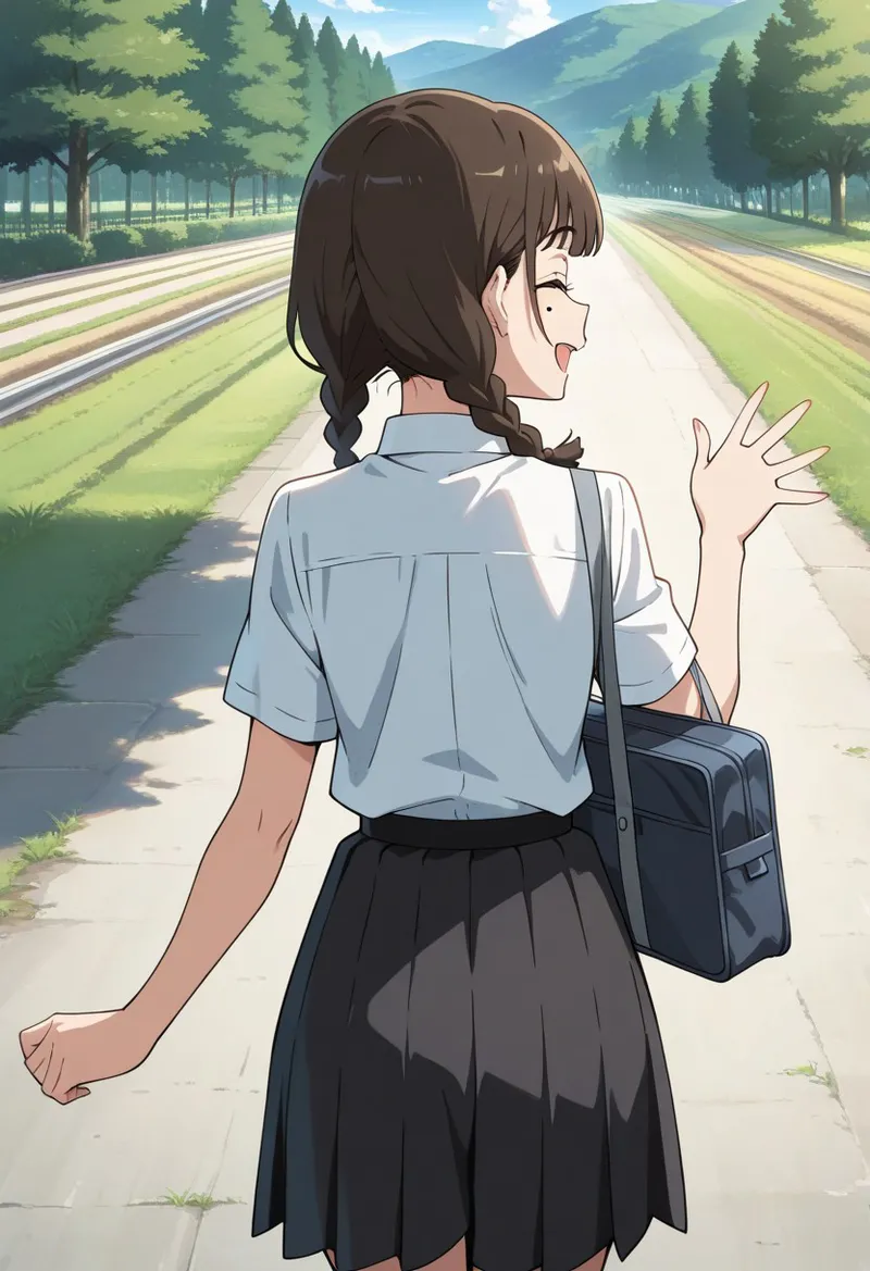 Mitsuha sex in the woods Page.69