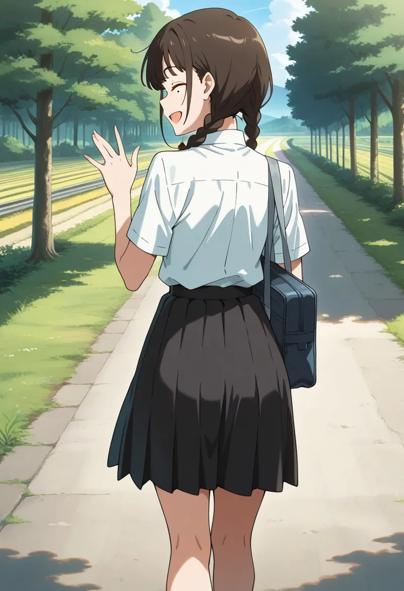 Mitsuha sex in the woods Page.75