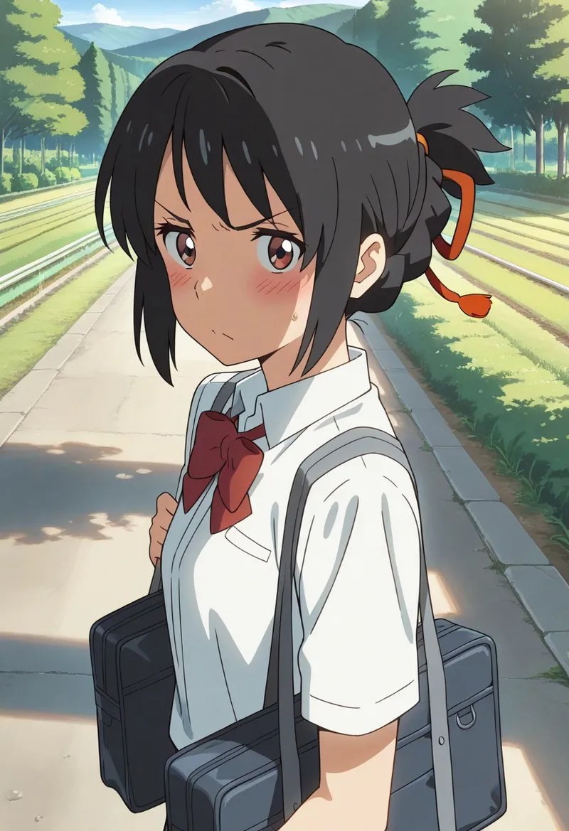 Mitsuha sex in the woods Page.79