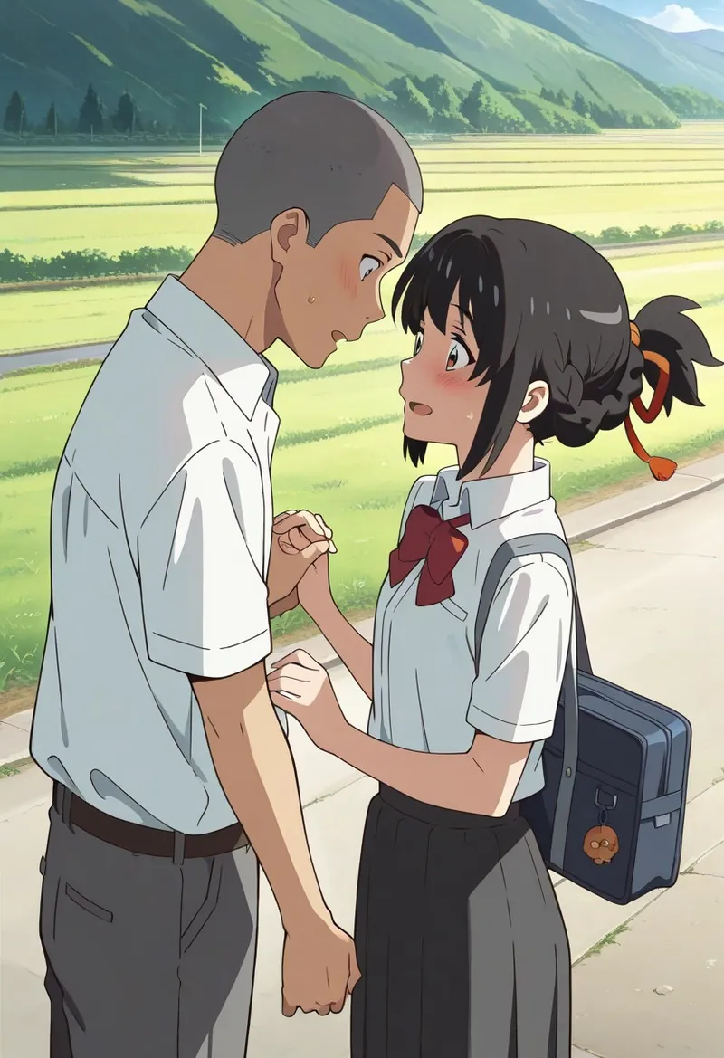 Mitsuha sex in the woods Page.86